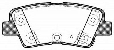 OPEN PARTS bpa136242 -  Комплект тормозных колодок, дисковый тормоз